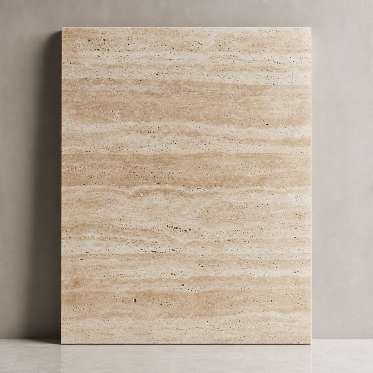 Travertine marble